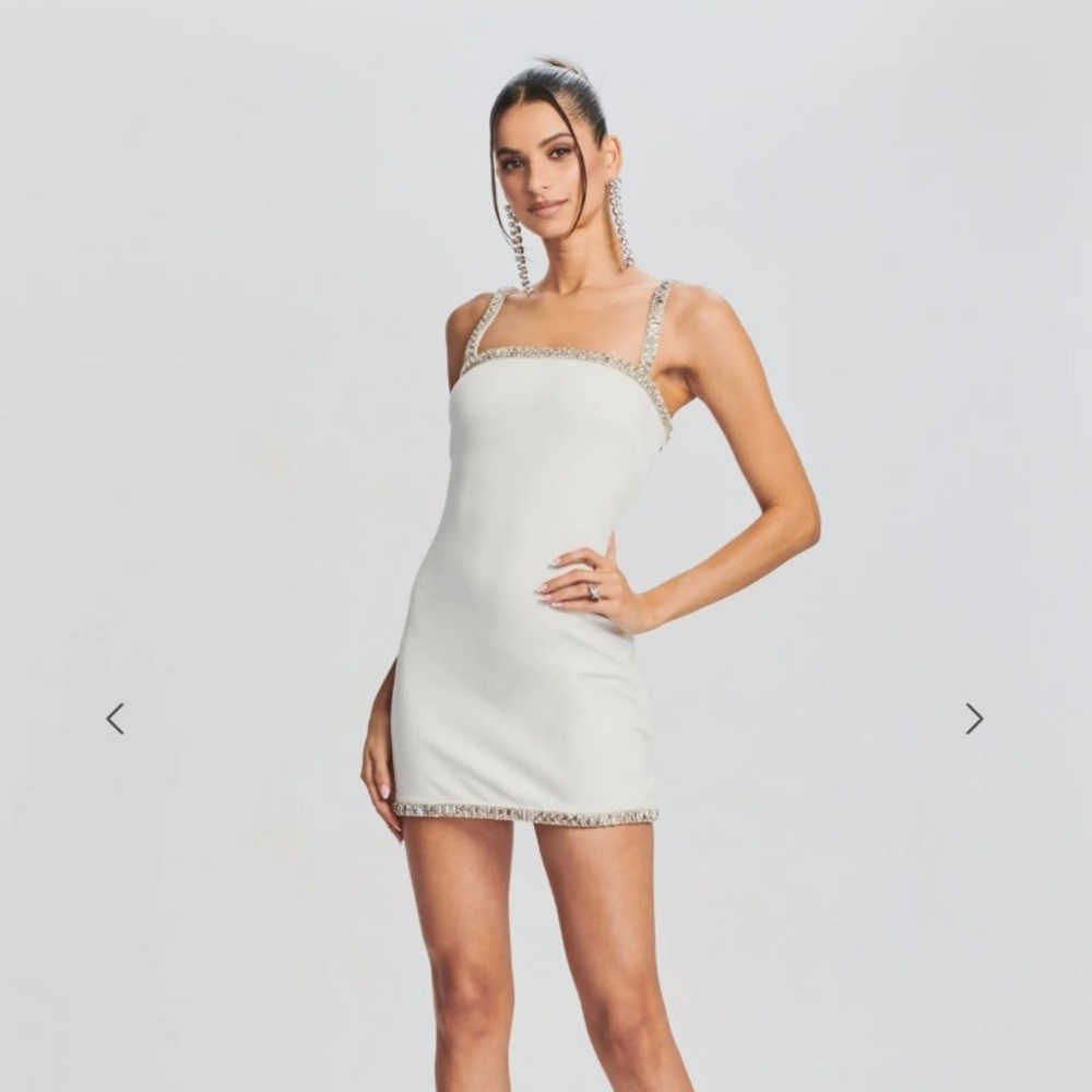 Brand new with tags Retrofête Regina Dress in White- size xs. Originally $595